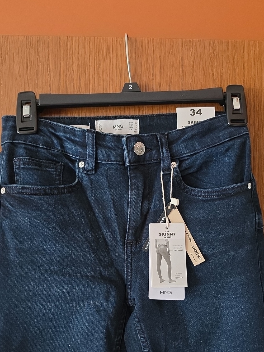 MNG Skinny Dark Blue Jeans - Skinny Fit